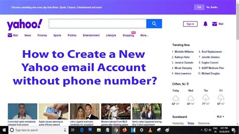 www.yahoo.com create new account|how create a yahoo email.